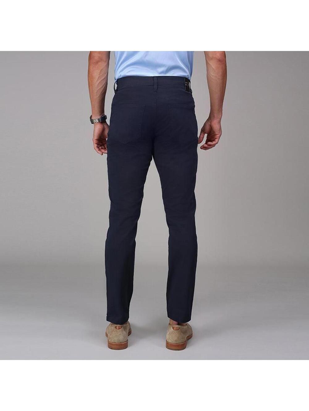 Collars & Co. NWT CEO Chino Five Pocket Cotton Stretch Pants - Size W34/L34 - Picture 5 of 5
